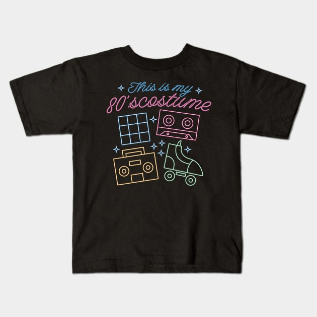 Retro Party Kids T-Shirt by Life2LiveDesign